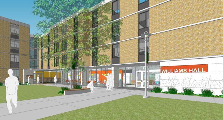 A residence hall with classic character, as well as modern amenities.